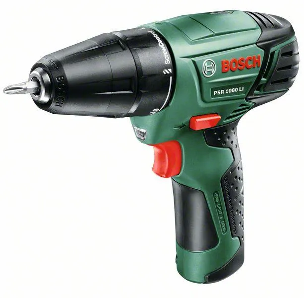 фото аккумуляторная дрель-шуруповерт bosch psr 1080 li (0.603.9a2.020)